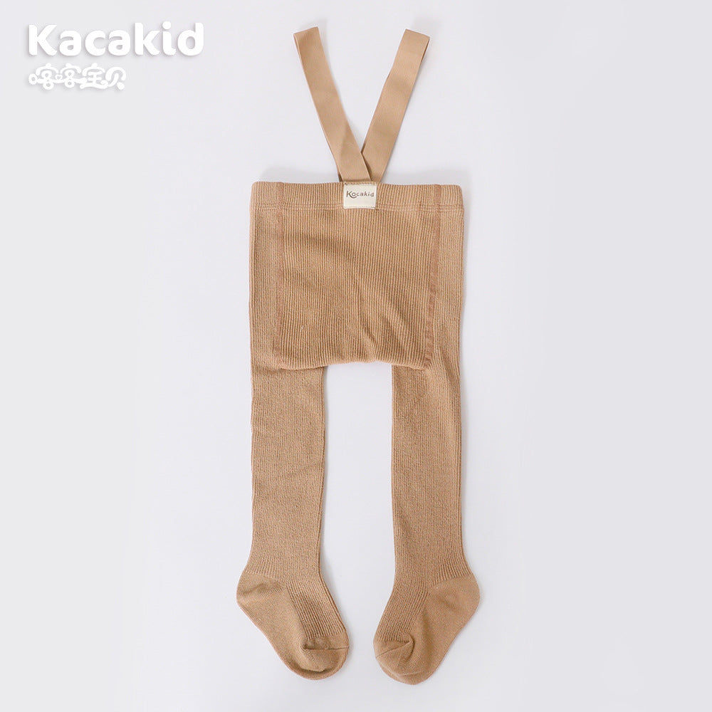 Baby meisjes en jongens knit broekje met hoge taille