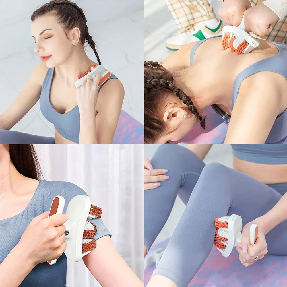 Compact acupressuur massageapparaat