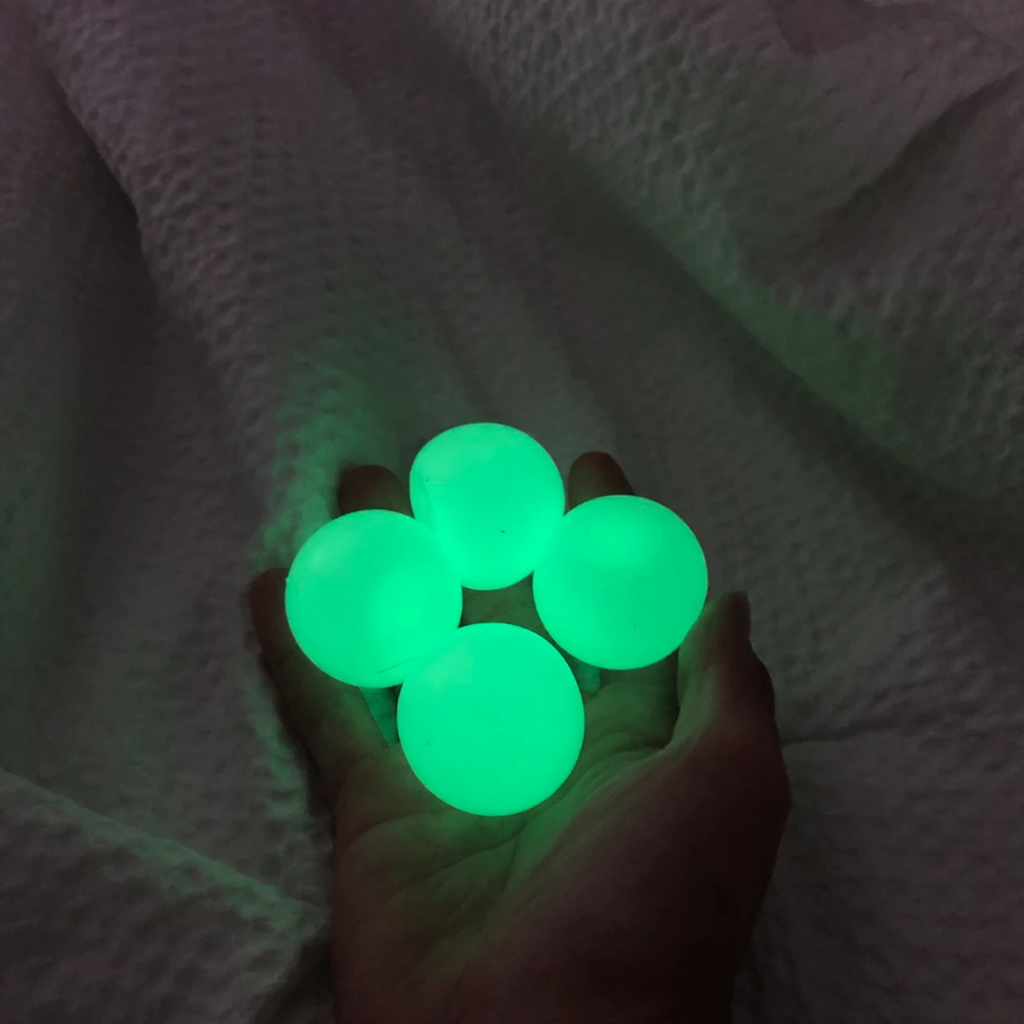 Neonballen met verlichting