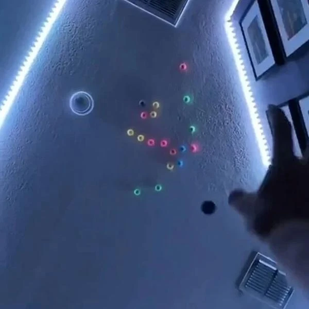 Neonballen met verlichting