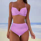 high-waist bikini met comfortabele pasvorm — afbeelding 39