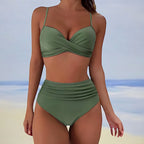 high-waist bikini met comfortabele pasvorm — afbeelding 36