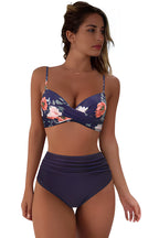 High-waist bikini met comfortabele pasvorm