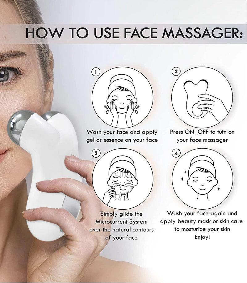 Microstroom gezichtsmassager