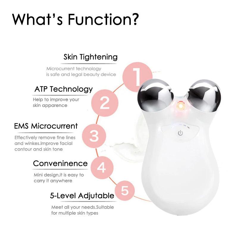 Microstroom gezichtsmassager — afbeelding 11