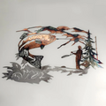Metalen wanddecoratie