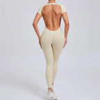 Yoga jumpsuit met ademend & flexibel design