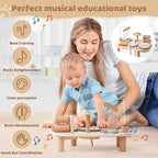 Creatief houten speelgoed muziekstation — afbeelding 4