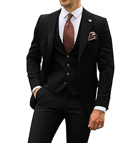 Zakelijk outfit voor heren (jas + broek)