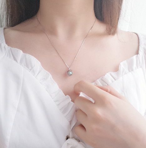 Labradoriet energie ketting
