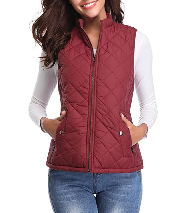 Licht gewatteerde stijlvolle dames bodywarmer