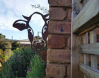 Metalen dierendecoratie Peek a Boo