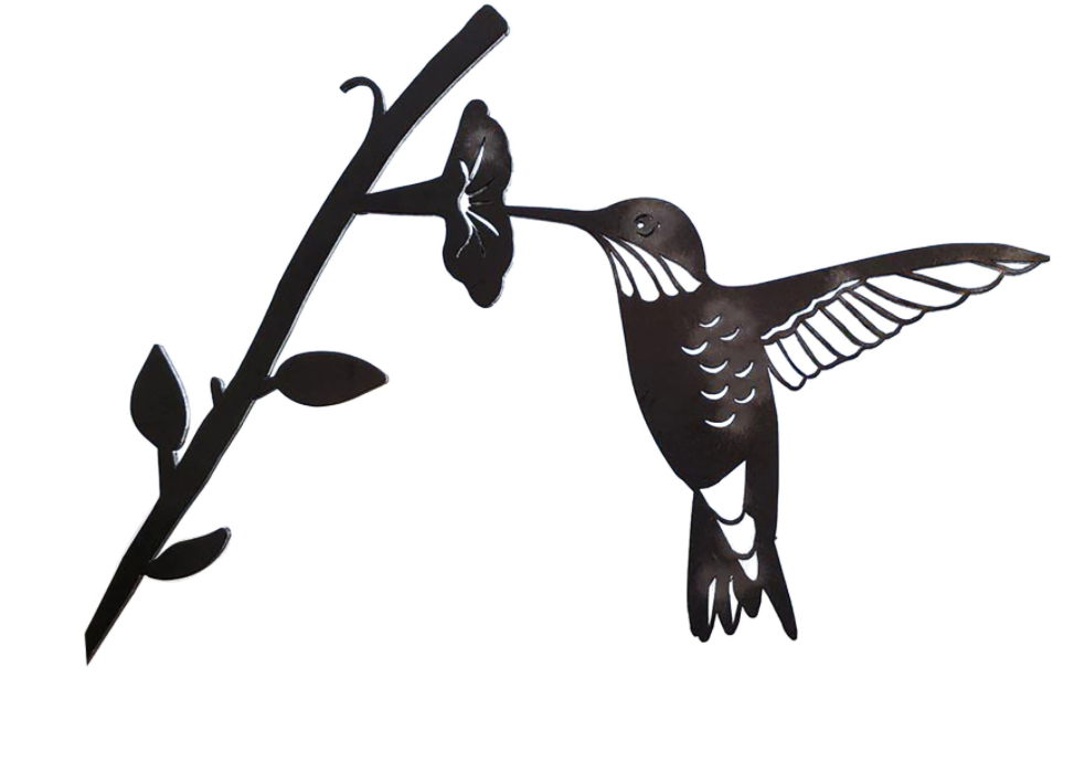 Metalen vogeldecoraties