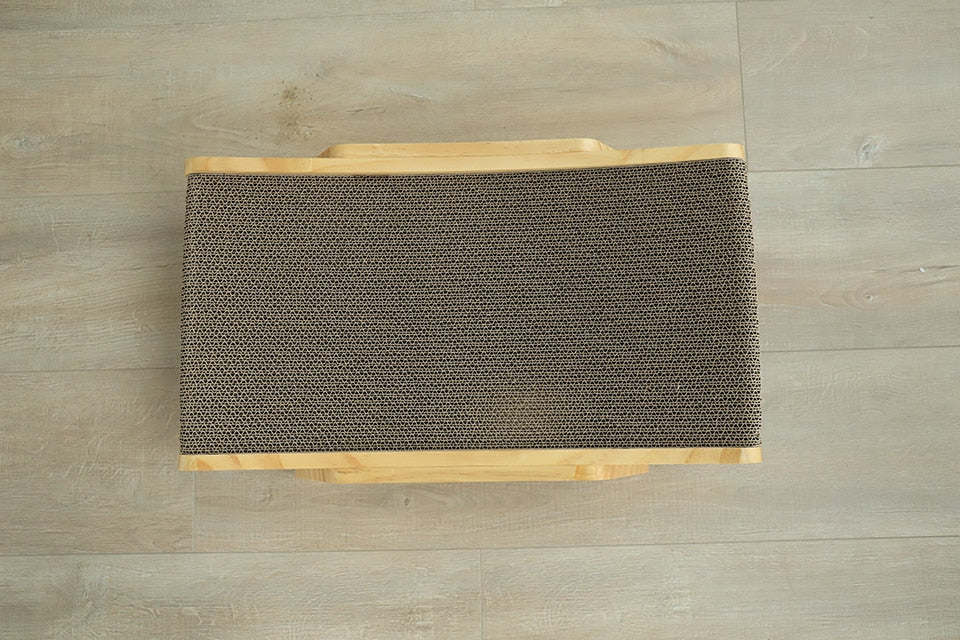 Dé 3-in-1 krabpaal en ligstoel voor katten