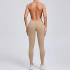 Yoga jumpsuit met ademend & flexibel design