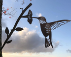 Metalen vogeldecoraties