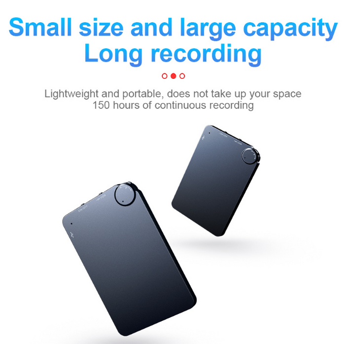 Mini spraakgestuurde recorder