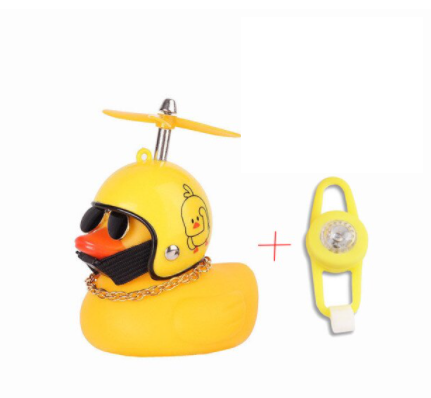 Claxon met lamp en eendenmotief
