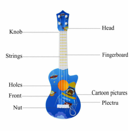 Ukulele in miniformaat