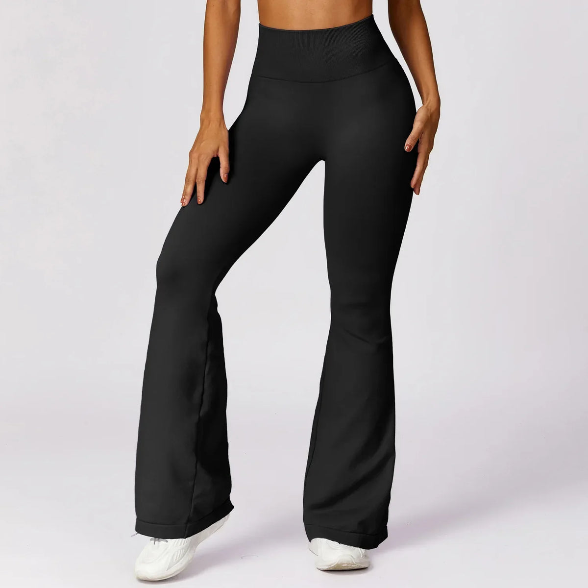 Naadloze flared yoga legging