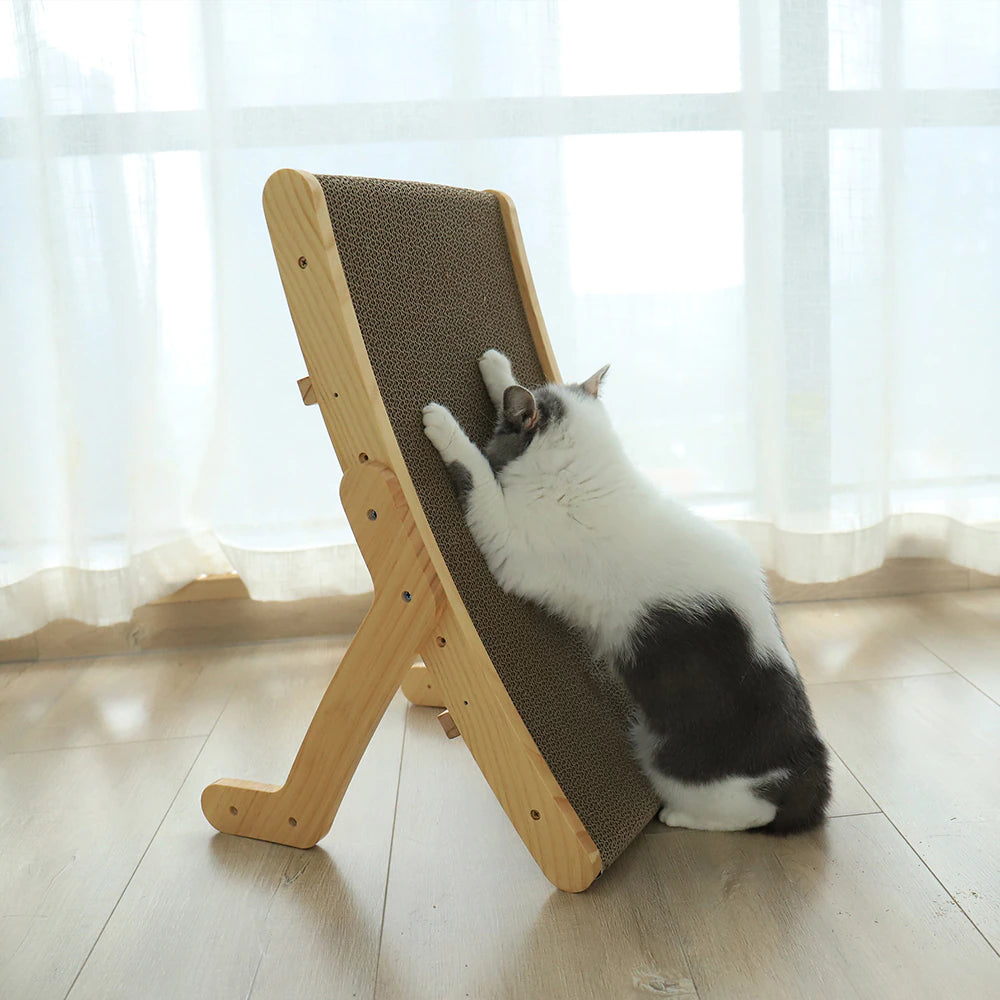 Dé 3-in-1 krabpaal en ligstoel voor katten