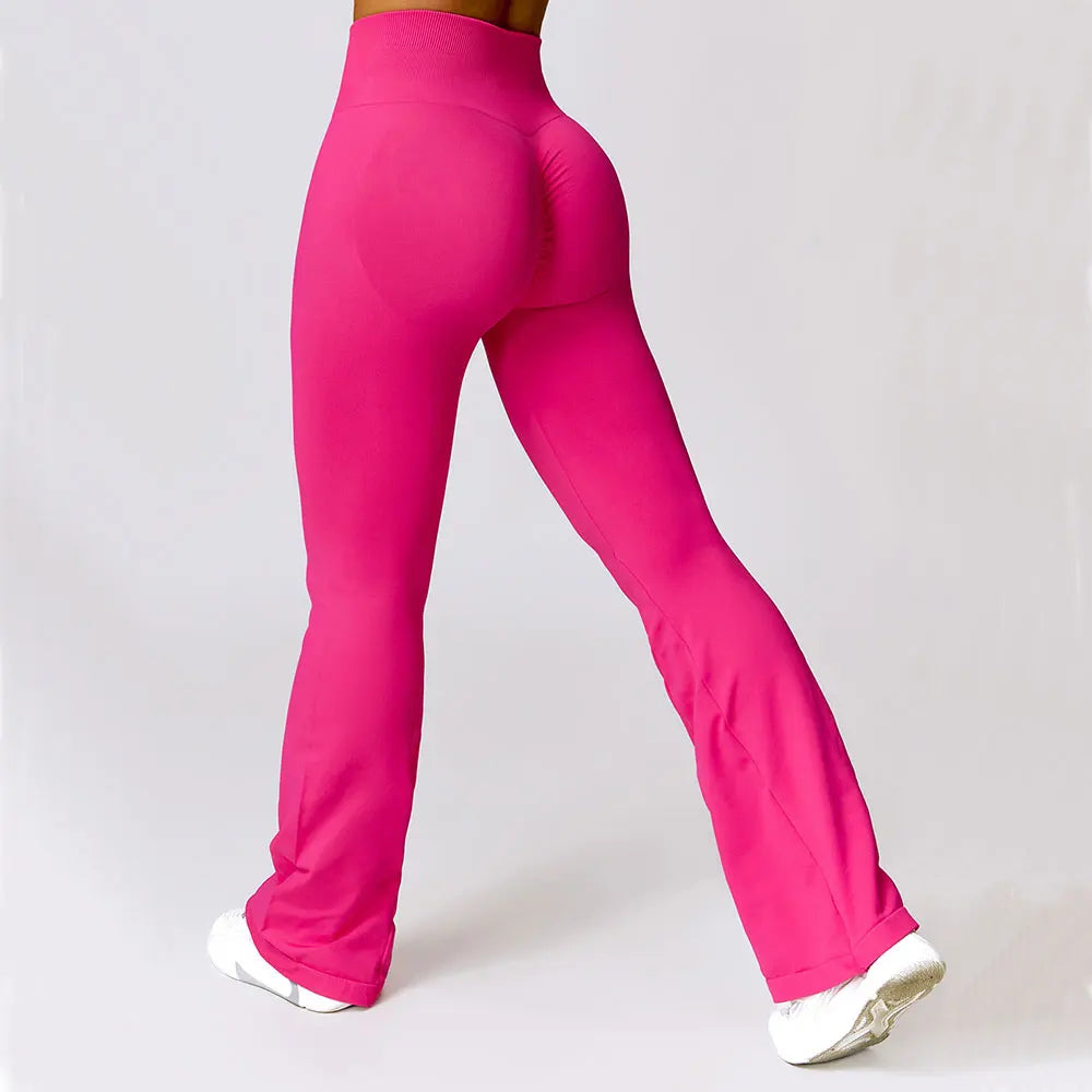 Naadloze flared yoga legging