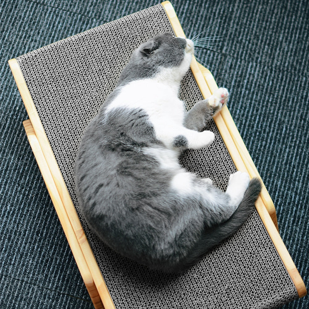 Dé 3-in-1 krabpaal en ligstoel voor katten