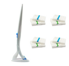 Disposable toilet head brush — afbeelding 1