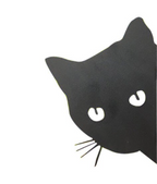 Metalen dierendecoratie Peek a Boo