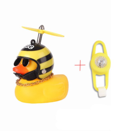 Claxon met lamp en eendenmotief