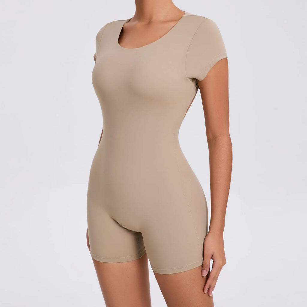 Yoga jumpsuit met ademend & flexibel design