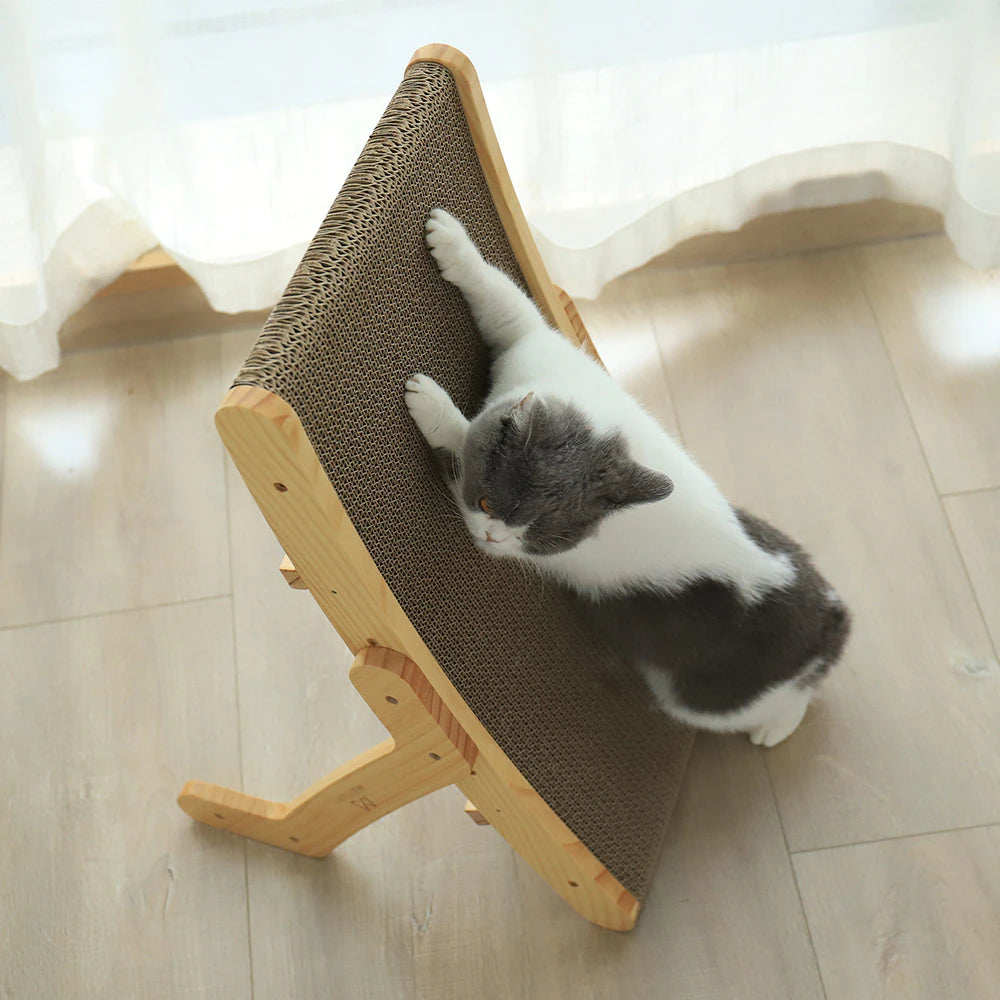 Dé 3-in-1 krabpaal en ligstoel voor katten