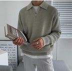 Zipped heren sweater