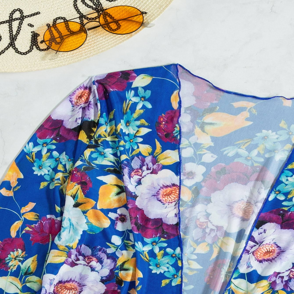 3-Delige blauwe bikini set met flatterende pasvorm — afbeelding 13