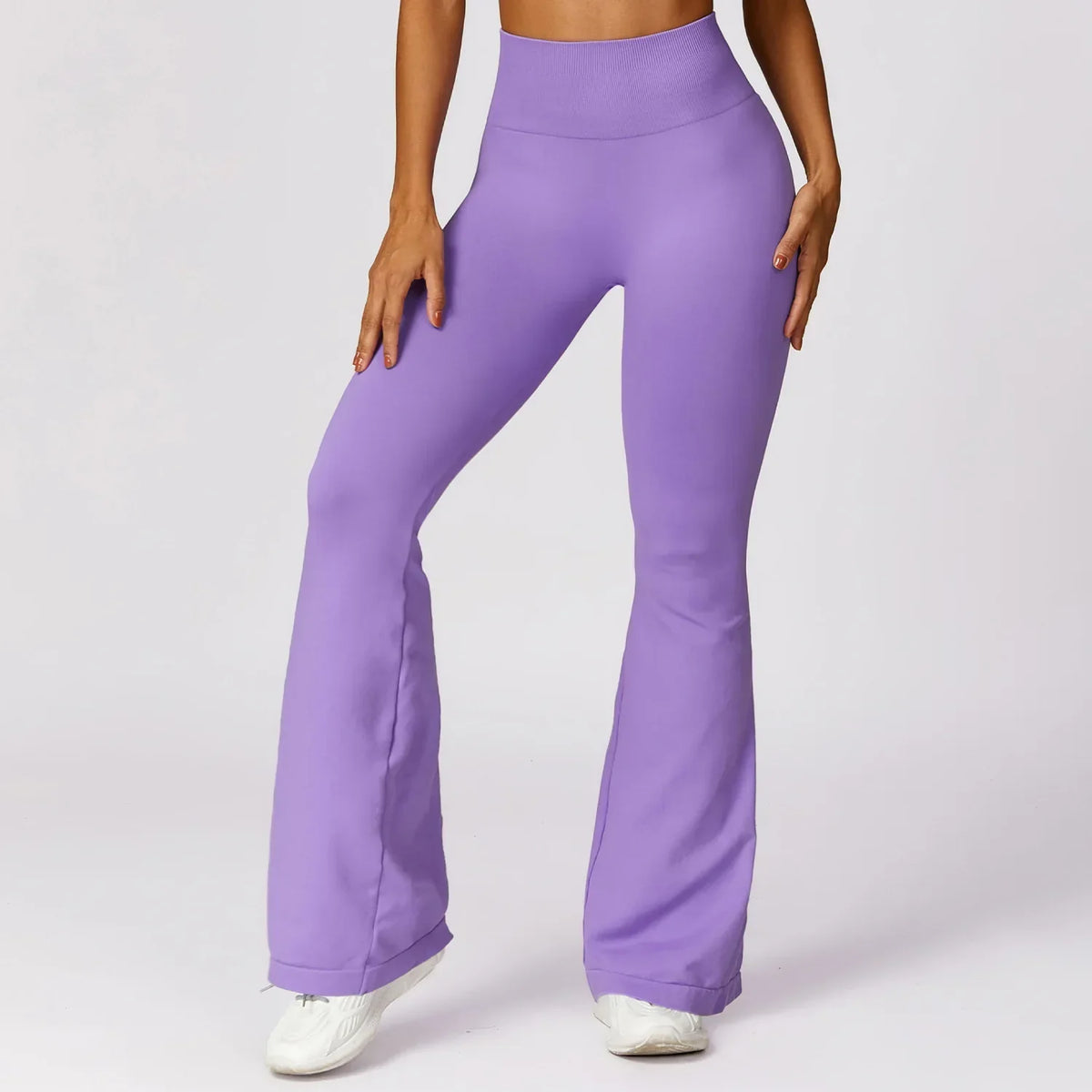 Naadloze flared yoga legging