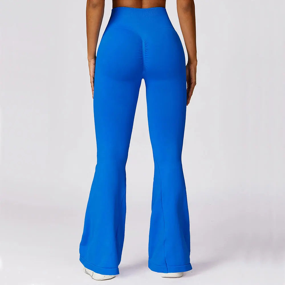 Naadloze flared yoga legging
