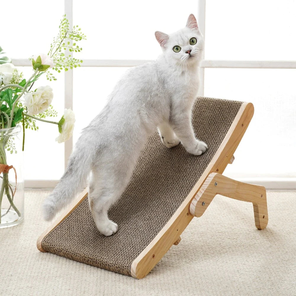 Dé 3-in-1 krabpaal en ligstoel voor katten