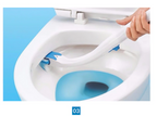 Disposable toilet head brush