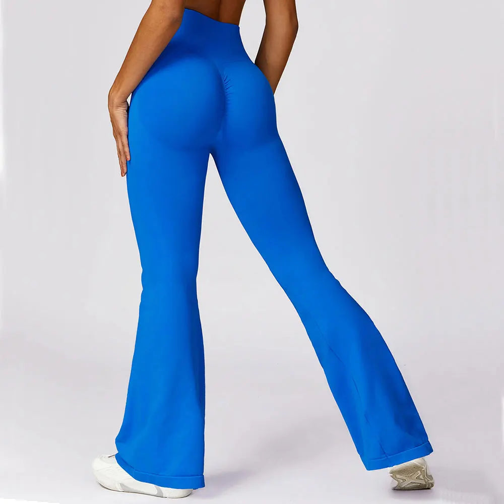 Naadloze flared yoga legging