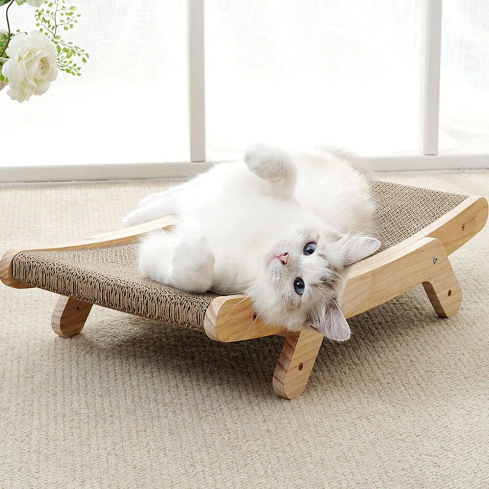Dé 3-in-1 krabpaal en ligstoel voor katten