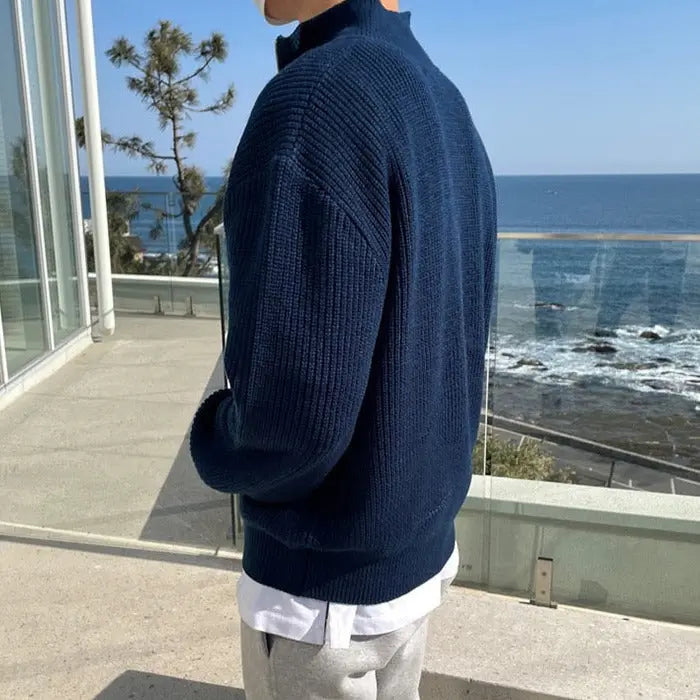 Half-Zip heren sweater