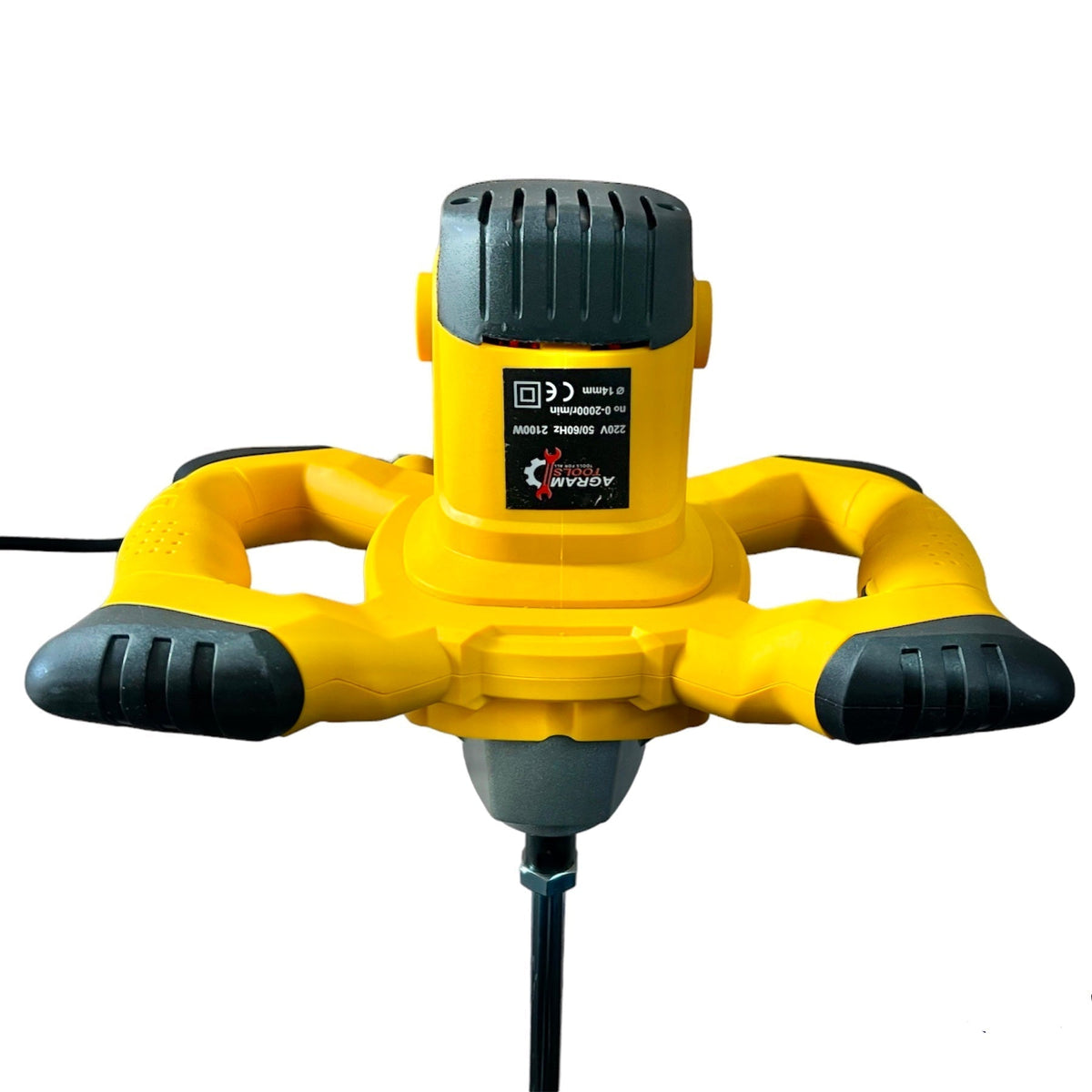 Bouwmixer voor vloeibare en dikke materialen – mixforce 2400 – vermogen: 2400 W