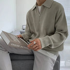 Zipped heren sweater