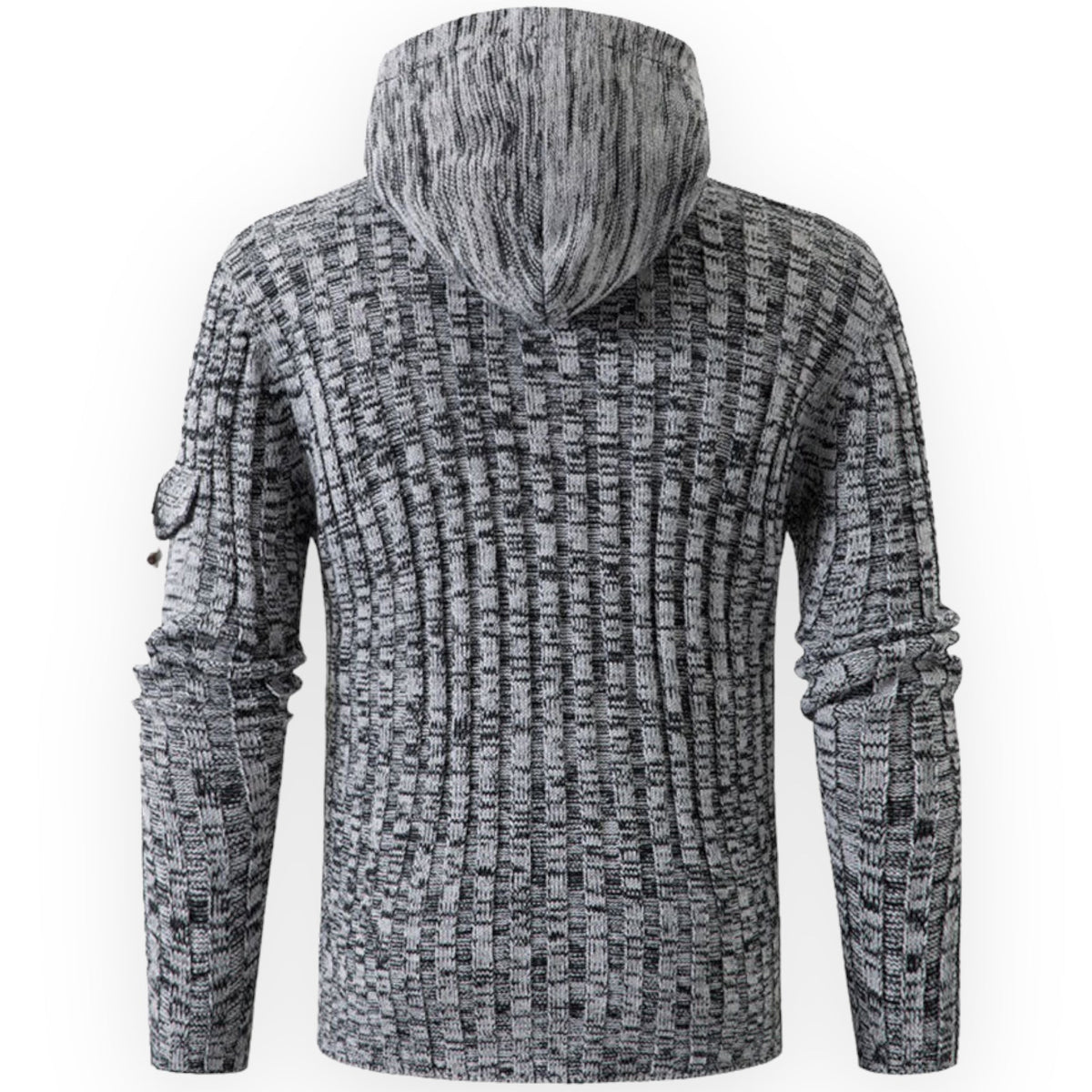 Warme fleece hoodie voor heren