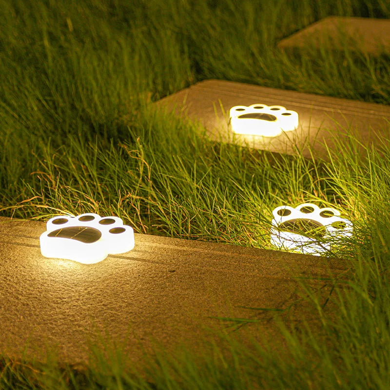 Draadloze solar pootafdruk tuinverlichting