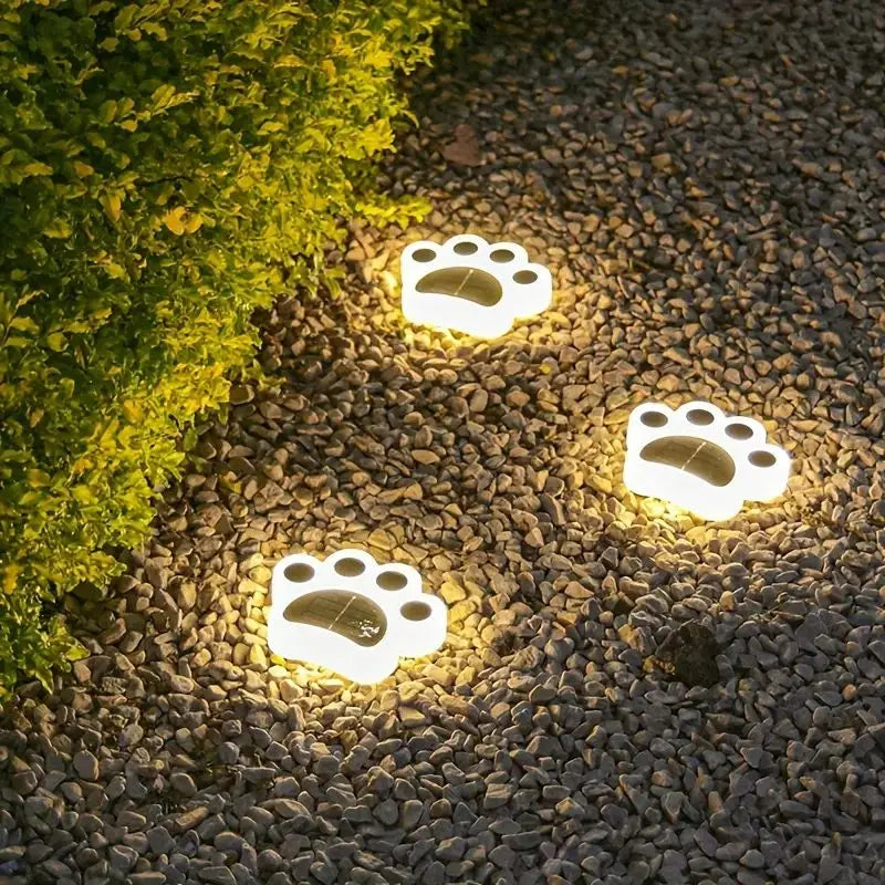 Draadloze solar pootafdruk tuinverlichting