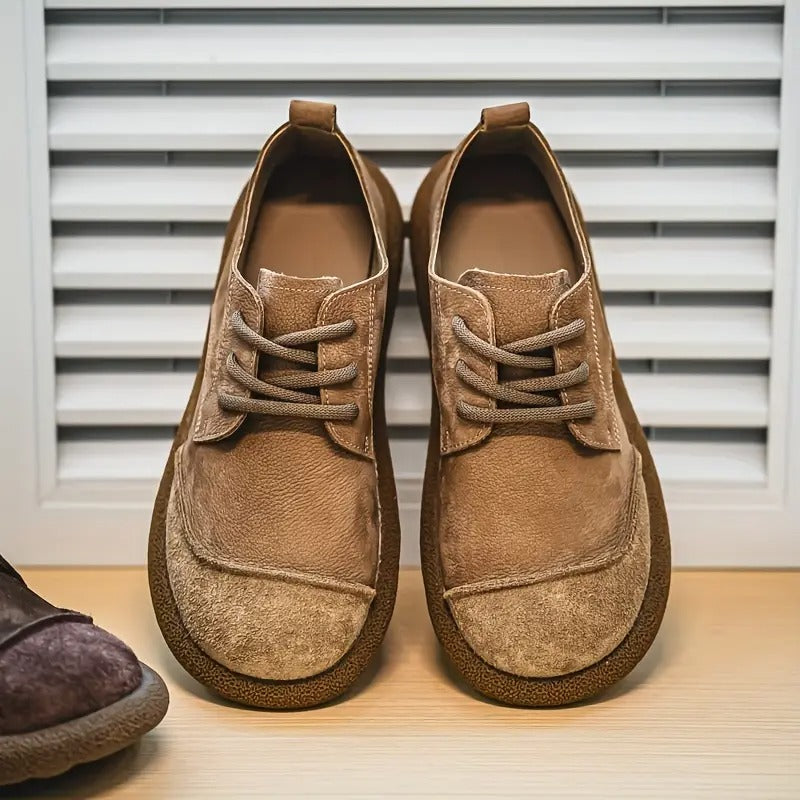 Ademende herenschoenen met schokabsorberende zool