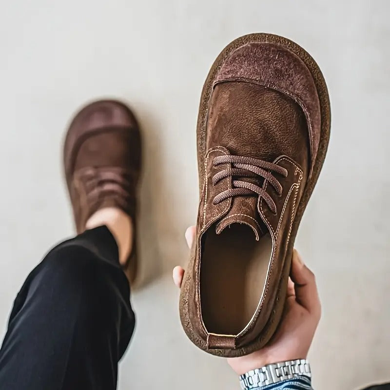 Ademende herenschoenen met schokabsorberende zool