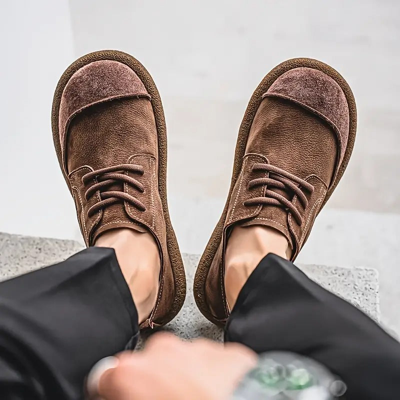 Ademende herenschoenen met schokabsorberende zool