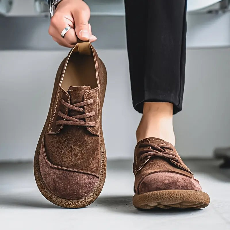 Ademende herenschoenen met schokabsorberende zool